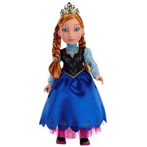 Disney Frozen Anna Doll Jakks Pacific 2013 18” Collectors Doll MISSING SHOE/BOOT